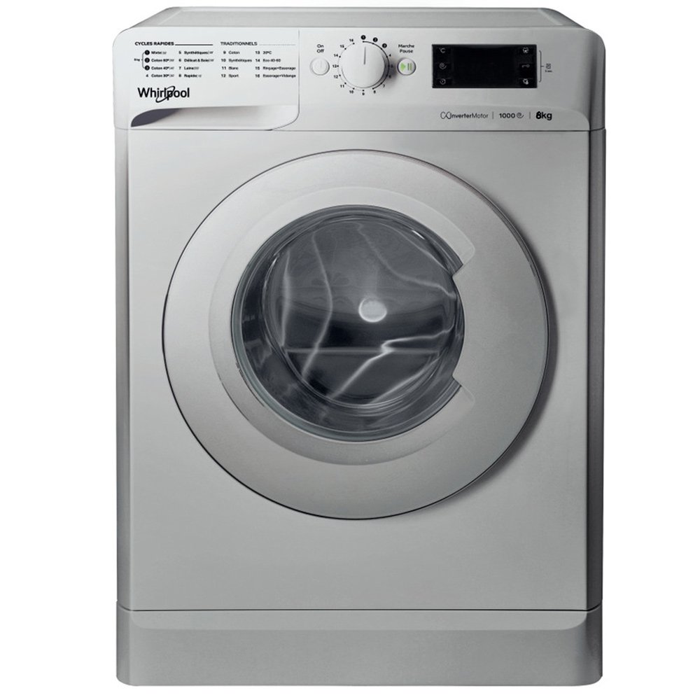 8f5a4417-e478-4be5-8311-9ef275c9e2da MACHINE A LAVER WHIRLPOOL FRONTALE 6 KG 1000T SILVER – Image 1