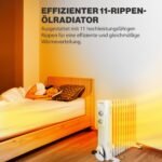Radiateur bain d'huile 11R 2300W Clatronic Clatronic RA 3737 Blanc – Image 4