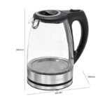 Bomann Bouilloire électrique en verre 1,5L 2200W – Image 5