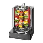Clatronic® Döner Multigrill | Parfait pour les gyros, kebabs & Co | Gril gyros pour griller sans graisse à la maison | Gril à kebab Incl. tournebroche & 6 brochettes de viande | DVG 3686 – Image 2