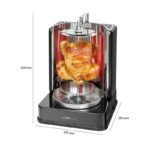 Clatronic® Döner Multigrill | Parfait pour les gyros, kebabs & Co | Gril gyros pour griller sans graisse à la maison | Gril à kebab Incl. tournebroche & 6 brochettes de viande | DVG 3686 – Image 5