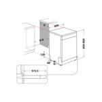 Lave-vaisselle Whirlpool WFE 2B19 N X - 13 Couverts - Inox – Image 4