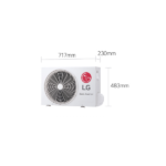 Climatiseur LG D10AWH0 - 9000 BTU - Dual Inverter - T3 Compressor™ - WiFi – Image 3